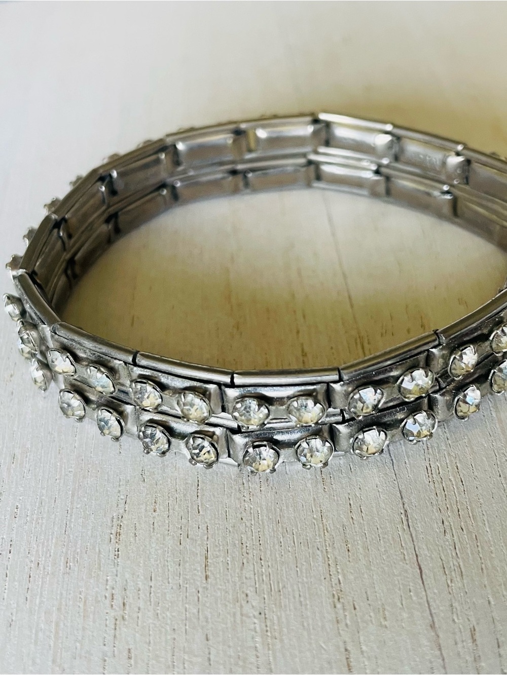 1950’s Rhinestone Expansion Bracelet- made in Japan